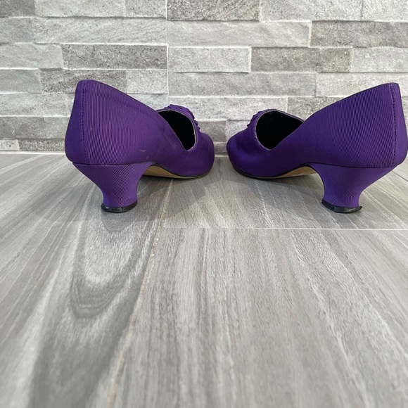 Vintage Kenneth Cole Purple Heels - Size 8 - purple Rose - 80s - Picture 11 of 12